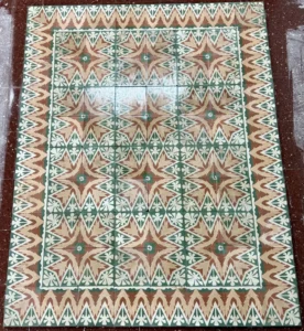 Mosaico hidráulico decorativo